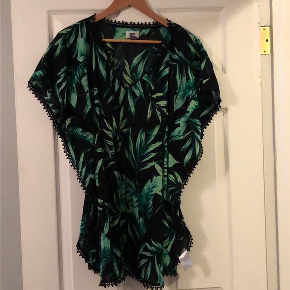 Old Navy tropical swimsuit coverup. - Picture 1 of 4